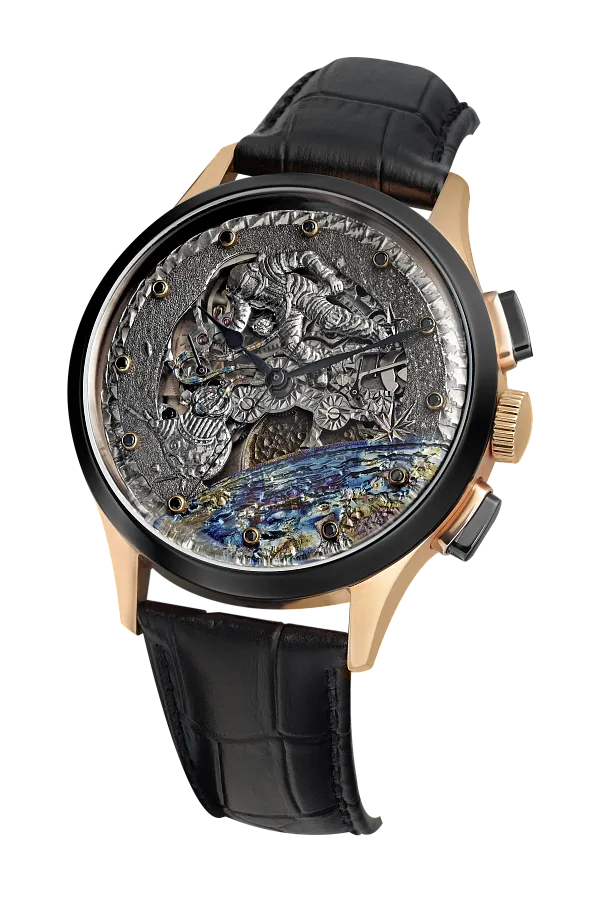 Часы Штурманские 3133/1369BL Космонавт / Скелетон